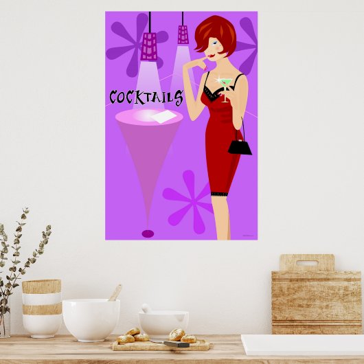 Cocktails Poster (Keuken)