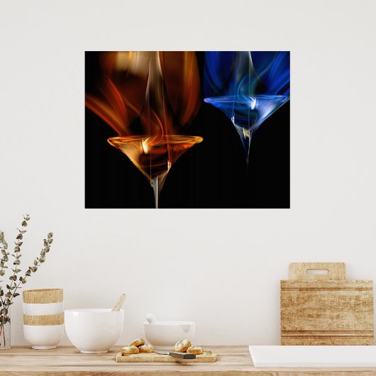 Cocktails Poster (Keuken)