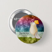 Cocktails Ronde Button 5,7 Cm (Voorkant /achterkant)