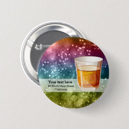 Cocktails Ronde Button 5,7 Cm (Voorkant /achterkant)