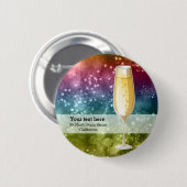 Cocktails Ronde Button 5,7 Cm (Voorkant /achterkant)