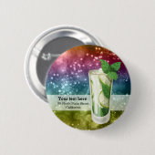 Cocktails Ronde Button 5,7 Cm (Voorkant /achterkant)