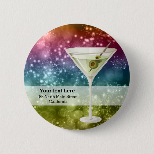 Cocktails Ronde Button 5,7 Cm (Voorkant)