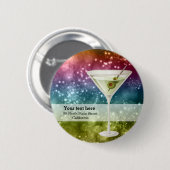 Cocktails Ronde Button 5,7 Cm (Voorkant /achterkant)