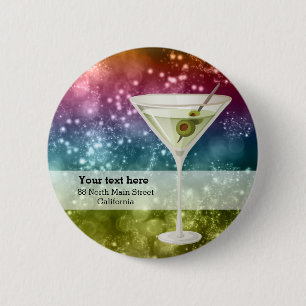 Cocktails Ronde Button 5,7 Cm