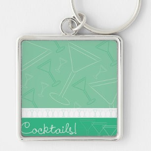 Cocktails! Sleutelhanger