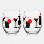 Cocktails Stemless wijnglazen Wijnglas Zonder Voet (Rechts)