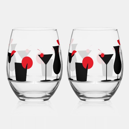 Cocktails Stemless wijnglazen Wijnglas Zonder Voet (Rechts)