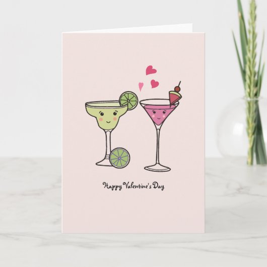 Cocktails Valentijns Kaart - Voor geliefden en vri (Voorkant)