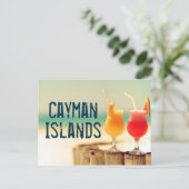 cocktails van de Caymaneilanden Briefkaart (Staand voorkant)
