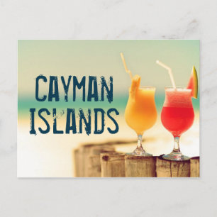 cocktails van de Caymaneilanden Briefkaart