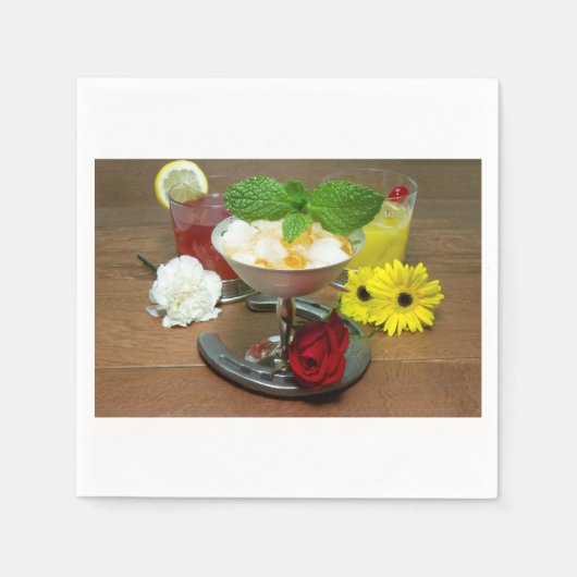 Cocktails van de Triple Crown Servet (Voorkant)