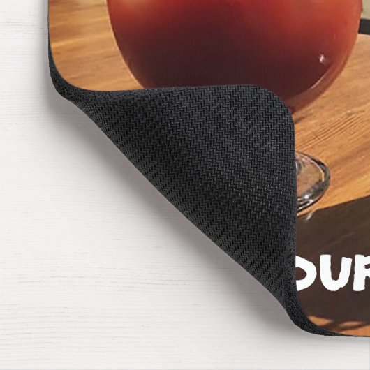 Cocktails van het Zee Custom Text Muismat (Hoek)