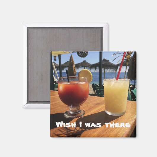 Cocktails van het Zee Magneet (Voorkant / Achterkant)