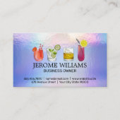 Cocktails | Visitekaartje met mengkoren (Voorkant)