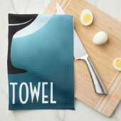 Cocktails voor Bar Cats Theedoek (Quarter Fold)