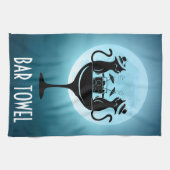 Cocktails voor Bar Cats Theedoek (Horizontaal)