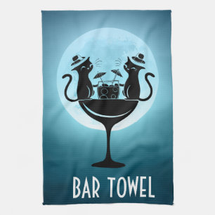 Cocktails voor Bar Cats Theedoek