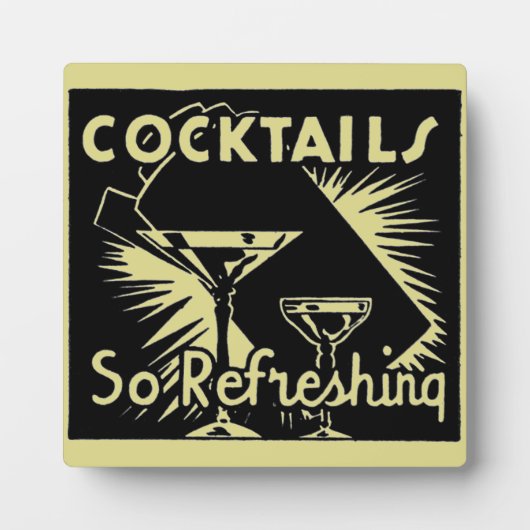 cocktails zijn "zo verfrissend" fotoplaat (Voorkant)