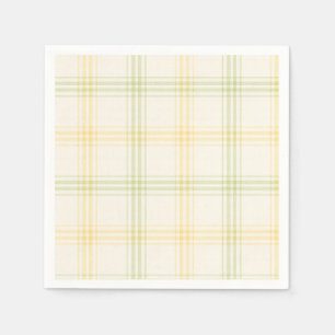 Cocktailservet   Lime & Citroen Plaid   Gin & Toni Servet