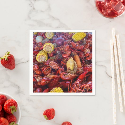 cocktailservet voor langoesten servet (Insitu)