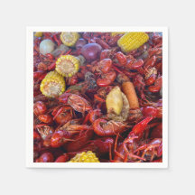 cocktailservet voor langoesten