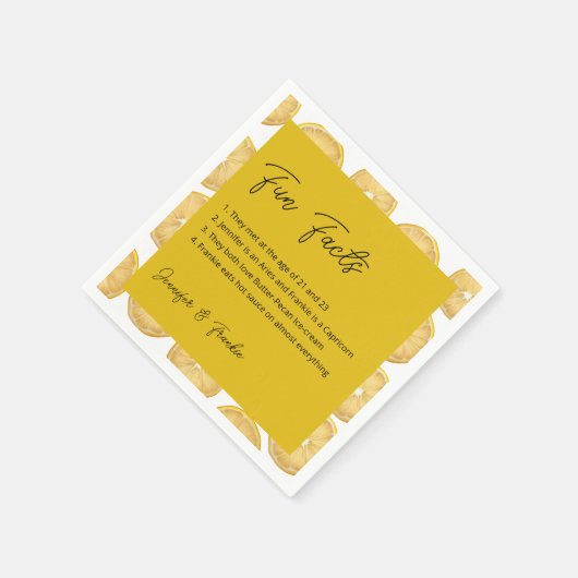 Cocktailservetjes met leuke weetjes servet (Hoek)