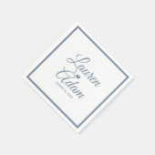 cocktailservetten | Eenvoudig Script Heart (Dusty Servet (Hoek)