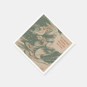 Cocktailservetten noordenwind servet (Hoek)