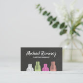 Cocktailshakers Zakelijke Kaart Visitekaartje (Staand voorkant)