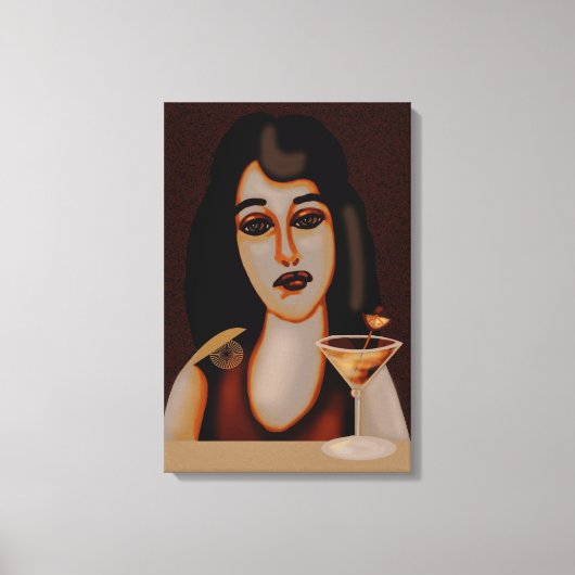 Cocktailuur Canvas Afdruk (Voorkant)