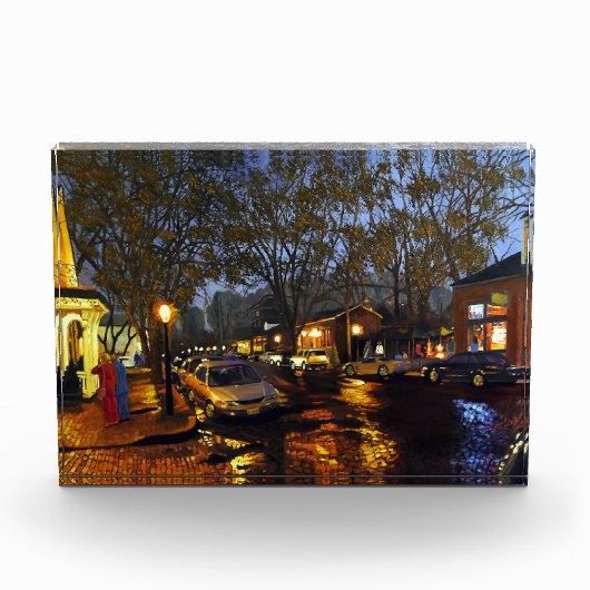 Cocktailuur in het historische district St. Charle Fotoblokken (Voorkant)