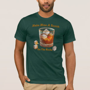 Cocktailuur, maak de mijne een Schotse whisky met  T-shirt