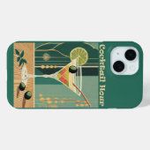 Cocktailuur Mid Century Design Case-Mate iPhone Case (Achterkant (horizontaal))