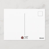 Cocktailuurontwerp halverwege de eeuw briefkaart (Achterkant)