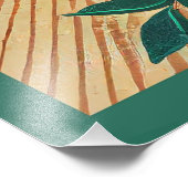 Cocktailuurontwerp halverwege de eeuw foto afdruk (Hoek)