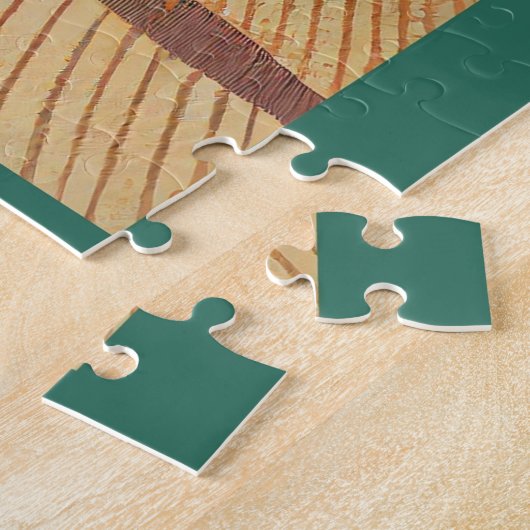 Cocktailuurontwerp halverwege de eeuw legpuzzel (Zijkant)