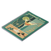 Cocktailuurontwerp halverwege de eeuw notitieboek (Linkerzijde)