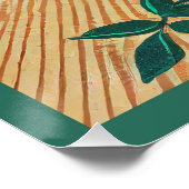 Cocktailuurontwerp halverwege de eeuw perfect poster (Hoek)