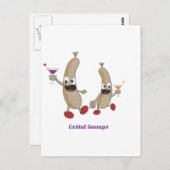 cocktailworst briefkaart (Voorkant / Achterkant)