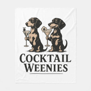 Cocktailworstjes Grappige Dachshund Saus Hond Fleece Deken