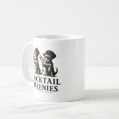 Cocktailworstjes Grappige Dachshund Weense Hond Koffiemok (Voorkant links)