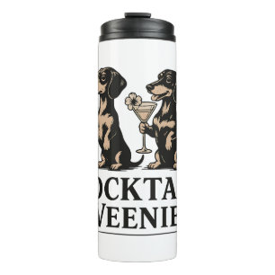 Cocktailworstjes Grappige Dachshund Weense Hond Thermosbeker