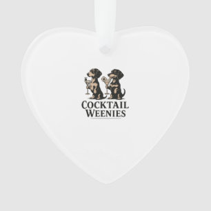 Cocktailworstjes Grappige Dachsund Weense Hond Ornament