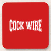 COCKWIRE BIER ONDERZETTER (Voorkant)