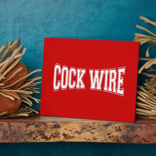 COCKWIRE FOTOPLAAT (Zijkant)