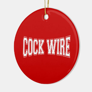 COCKWIRE KERAMISCH ORNAMENT