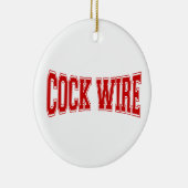 COCKWIRE KERAMISCH ORNAMENT (Rechts)