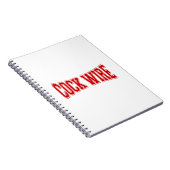 COCKWIRE NOTITIEBOEK (Rechterzijde)