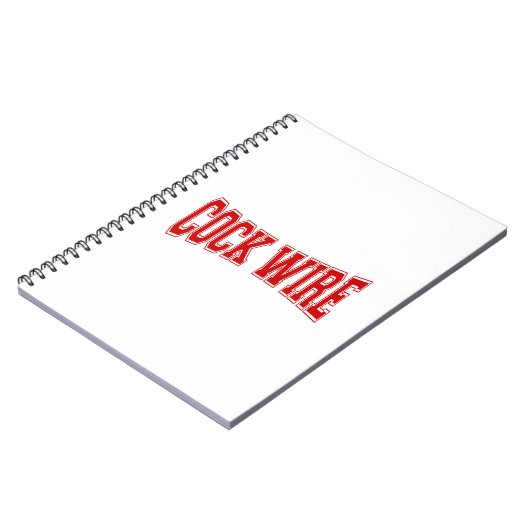 COCKWIRE NOTITIEBOEK (Linkerzijde)